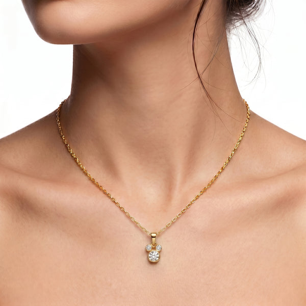 Trayaansh Pendant by Poheti Gold Vermeil
