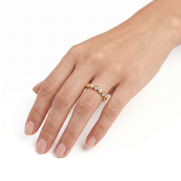 Vansika Ring by Poheti Gold Vermeil
