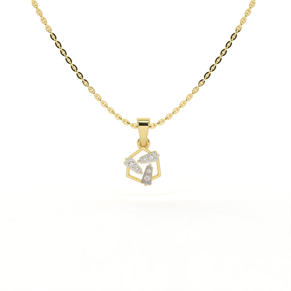 Tanmaya Pendant by Poheti Gold Vermeil