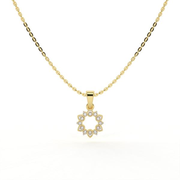 Kumudini Pendant by Poheti Gold Vermeil