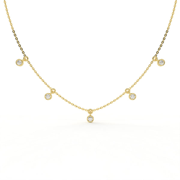 Bindika Mala Necklace by Poheti Gold Vermeil