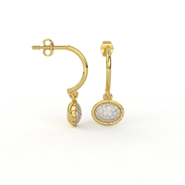 Rochana Hoops by Poheti Gold Vermeil