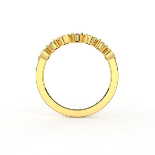 Diamond Encrusted Infinity Ring