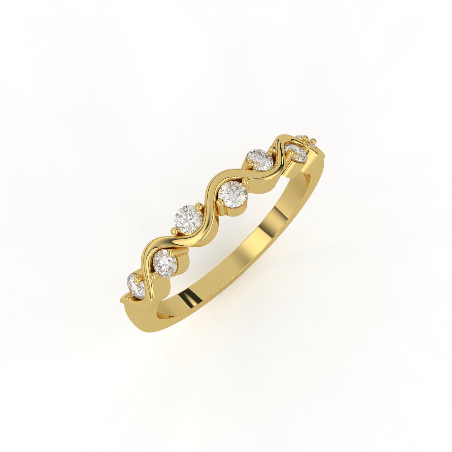 Diamond Encrusted Infinity Ring 5