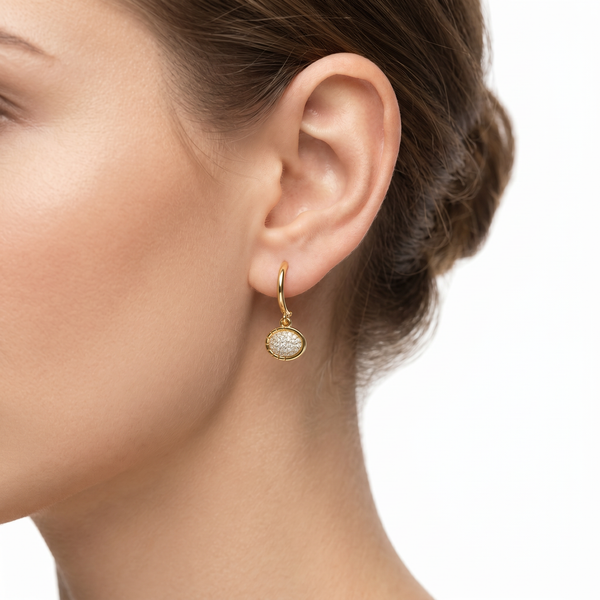 Rochana Hoops by Poheti Gold Vermeil