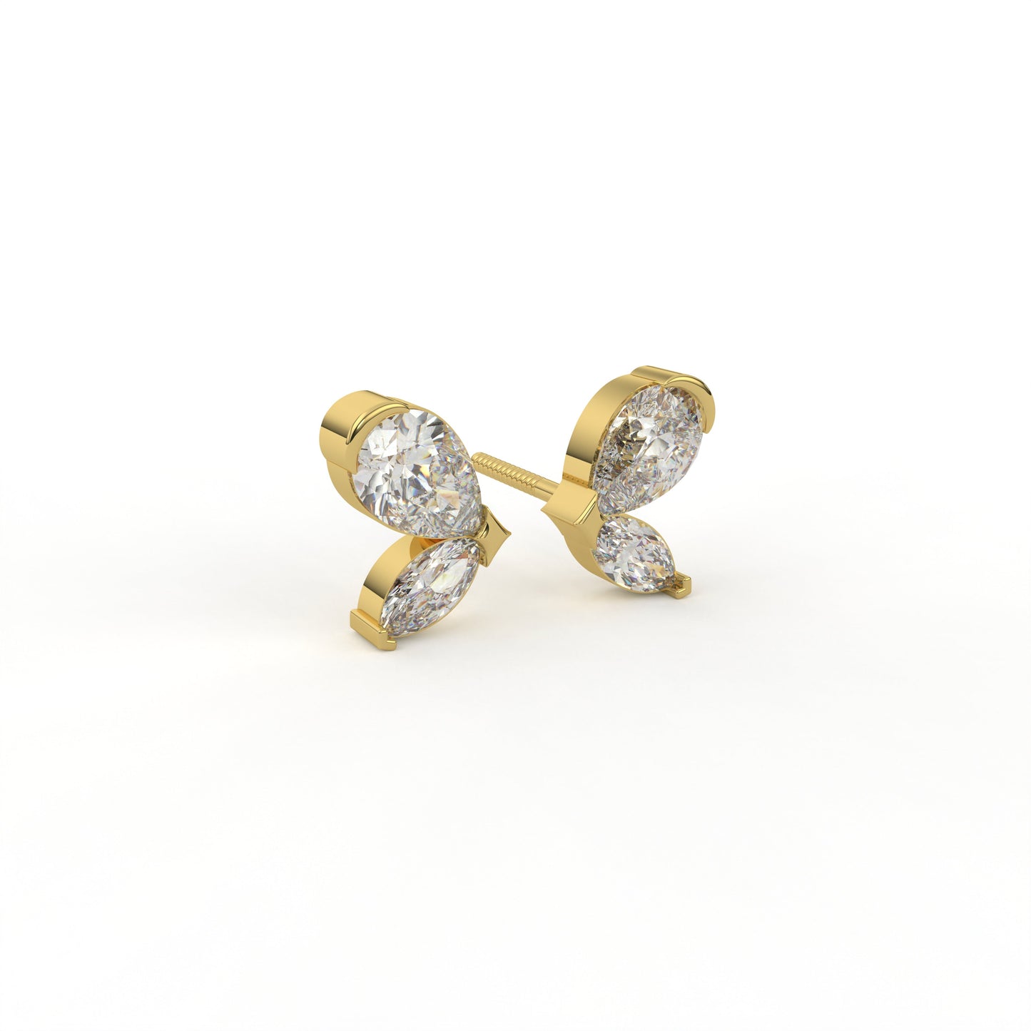 Dot Studs - Lab Diamond Earrings 1