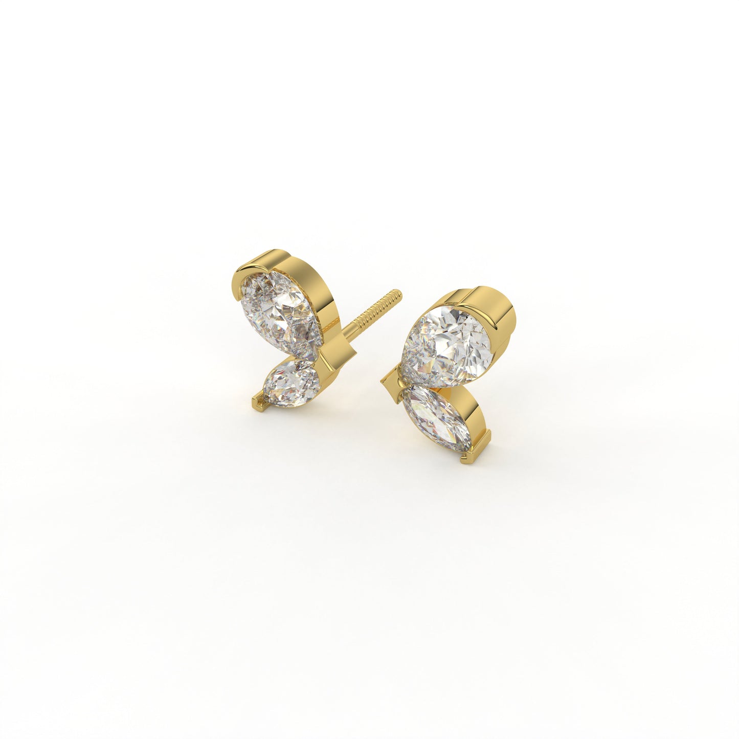 Dot Studs - Lab Diamond Earrings 2