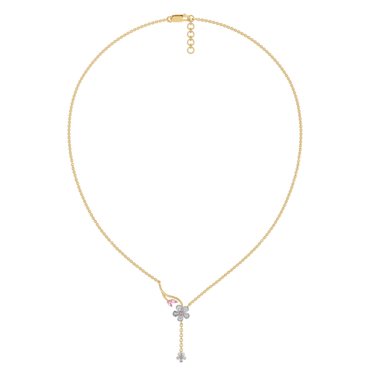 Blush Bouquet - Lab Diamond Necklace 2
