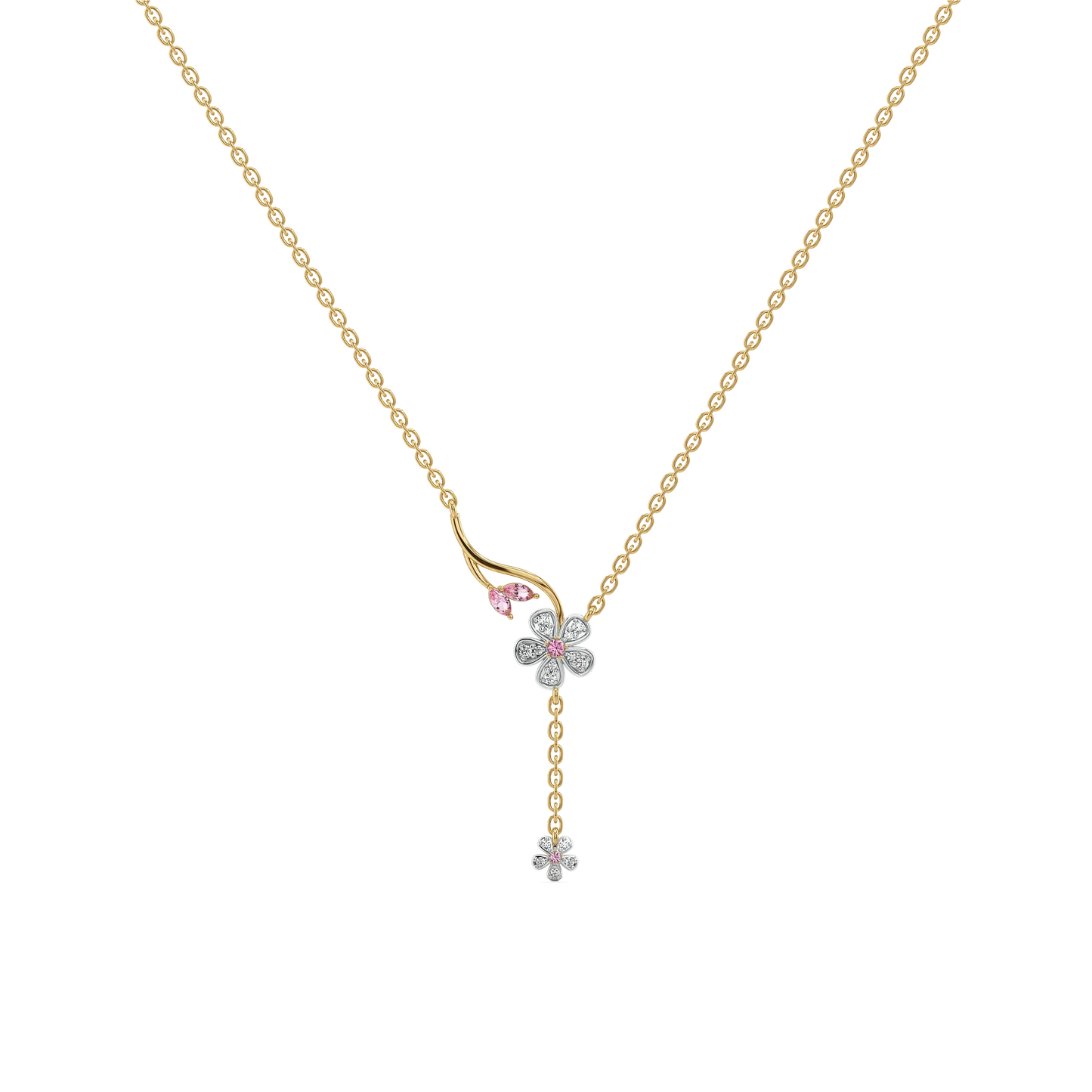 Blush Bouquet - Lab Diamond Necklace